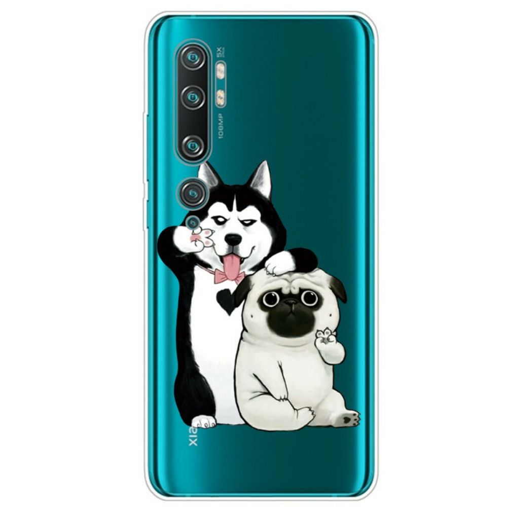 Hoesje voor Xiaomi Mi Note 10 / 10 Pro Grappige Honden