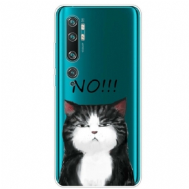 Hoesje voor Xiaomi Mi Note 10 / 10 Pro De Kat Die Nee Zegt