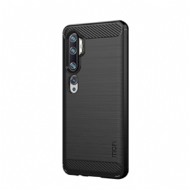 Hoesje voor Xiaomi Mi Note 10 / 10 Pro Mofi Geborstelde Koolstofvezel