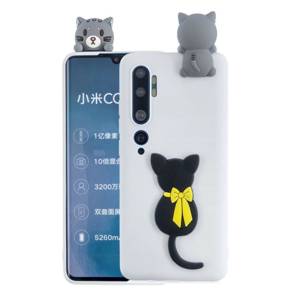 Hoesje voor Xiaomi Mi Note 10 / 10 Pro Mooi Poesje 3d