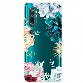 Hoesje voor Xiaomi Mi Note 10 / 10 Pro Naadloze Aquarelbloemen