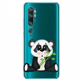 Hoesje voor Xiaomi Mi Note 10 / 10 Pro Transparante Verdrietige Panda