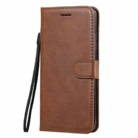 Leren Hoesje voor Xiaomi Mi Note 10 / 10 Pro Met Ketting Leren Bandstijl