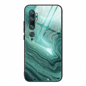 Telefoonhoesje voor Xiaomi Mi Note 10 / 10 Pro Marmer Kleuren Gehard Glas