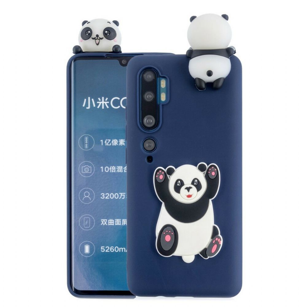 Telefoonhoesje voor Xiaomi Mi Note 10 / 10 Pro Super Panda 3d