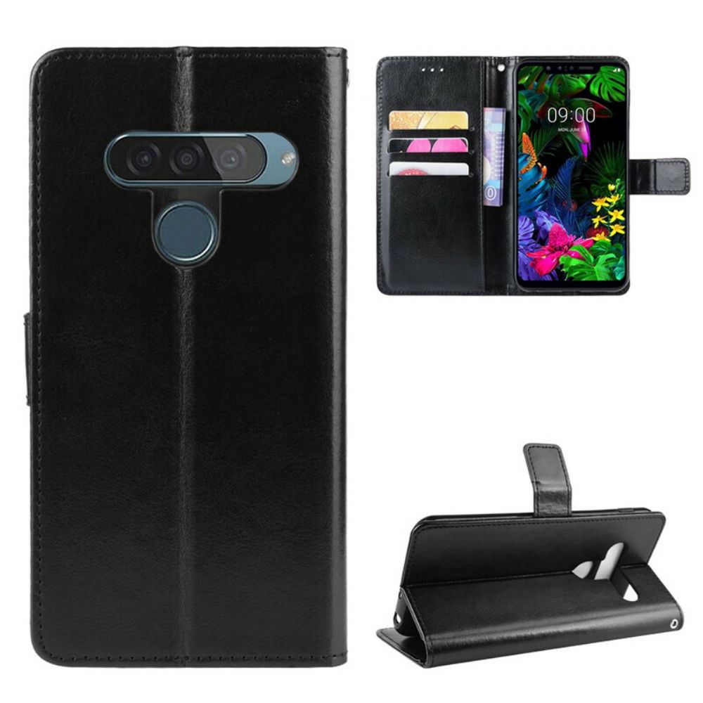 Flip Case voor LG G8S ThinQ Flitsachtig Kunstleer