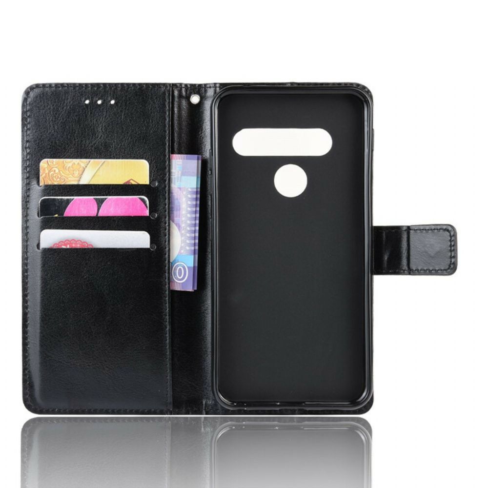 Flip Case voor LG G8S ThinQ Flitsachtig Kunstleer