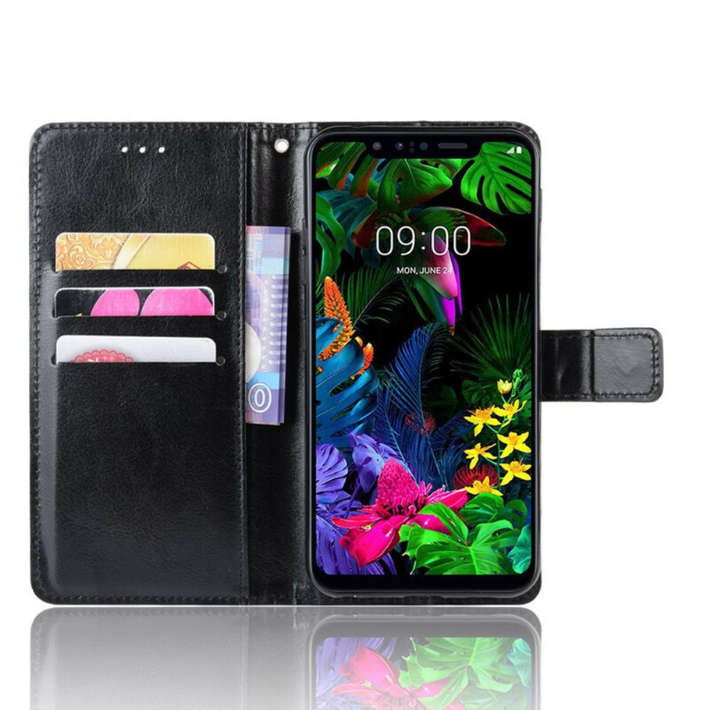 Flip Case voor LG G8S ThinQ Flitsachtig Kunstleer