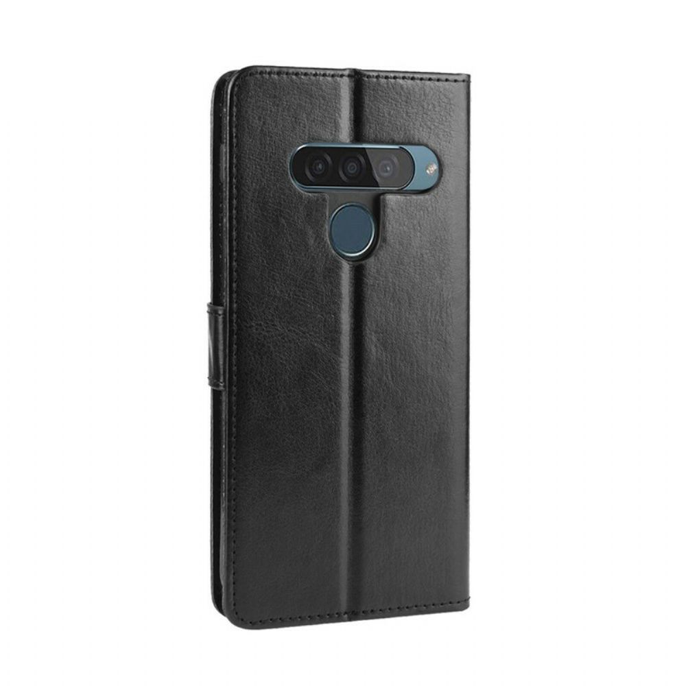 Flip Case voor LG G8S ThinQ Flitsachtig Kunstleer