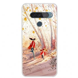 Hoesje voor LG G8S ThinQ Herfstlandschap