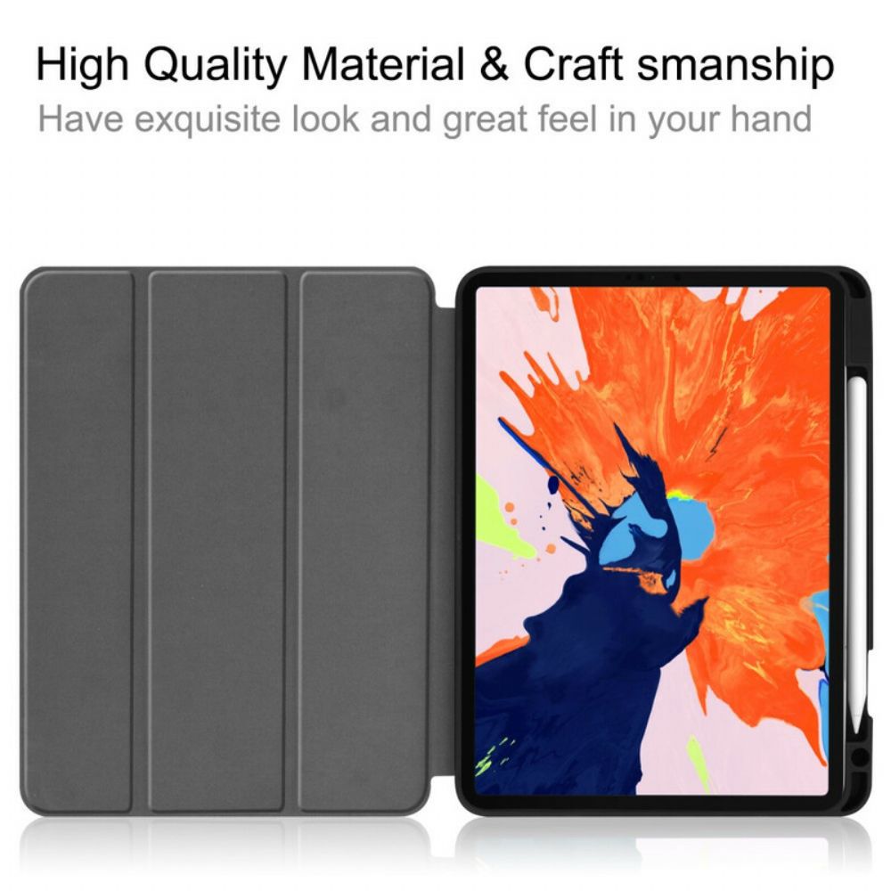 Bescherming Hoesje voor iPad Pro 12.9" (2021) (2020) (2018) Denimtextuur