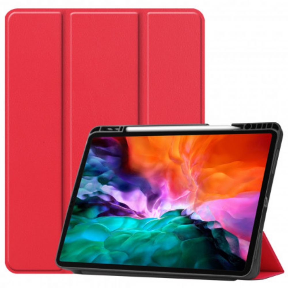 Bescherming Hoesje voor iPad Pro 12.9" (2021) (2020) (2018) Driebladige Klassieke Stylushouder