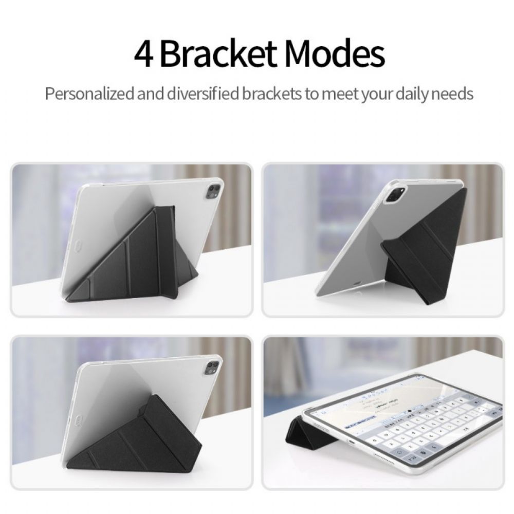 Bescherming Hoesje voor iPad Pro 12.9" (2021) (2020) (2018) Eenvoudig Origami-ontwerp