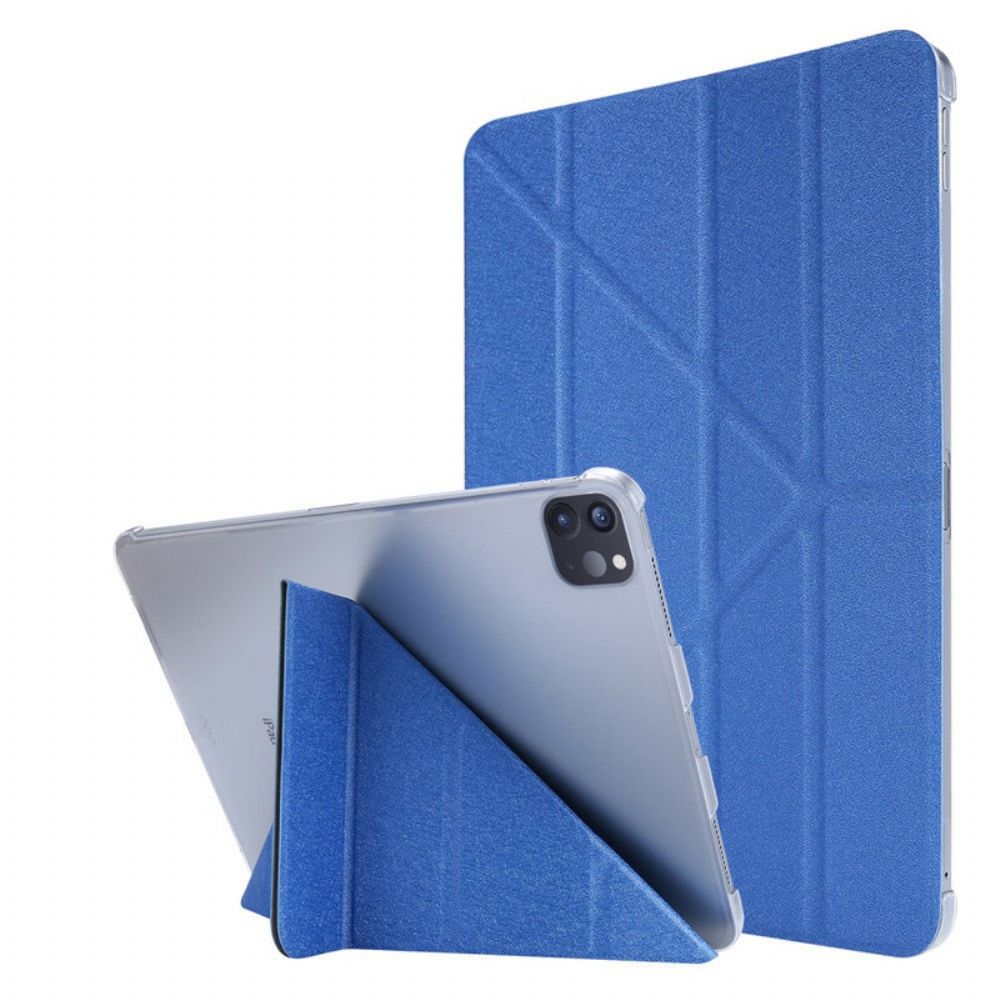 Bescherming Hoesje voor iPad Pro 12.9" (2021) (2020) (2018) Origami Kunstleer