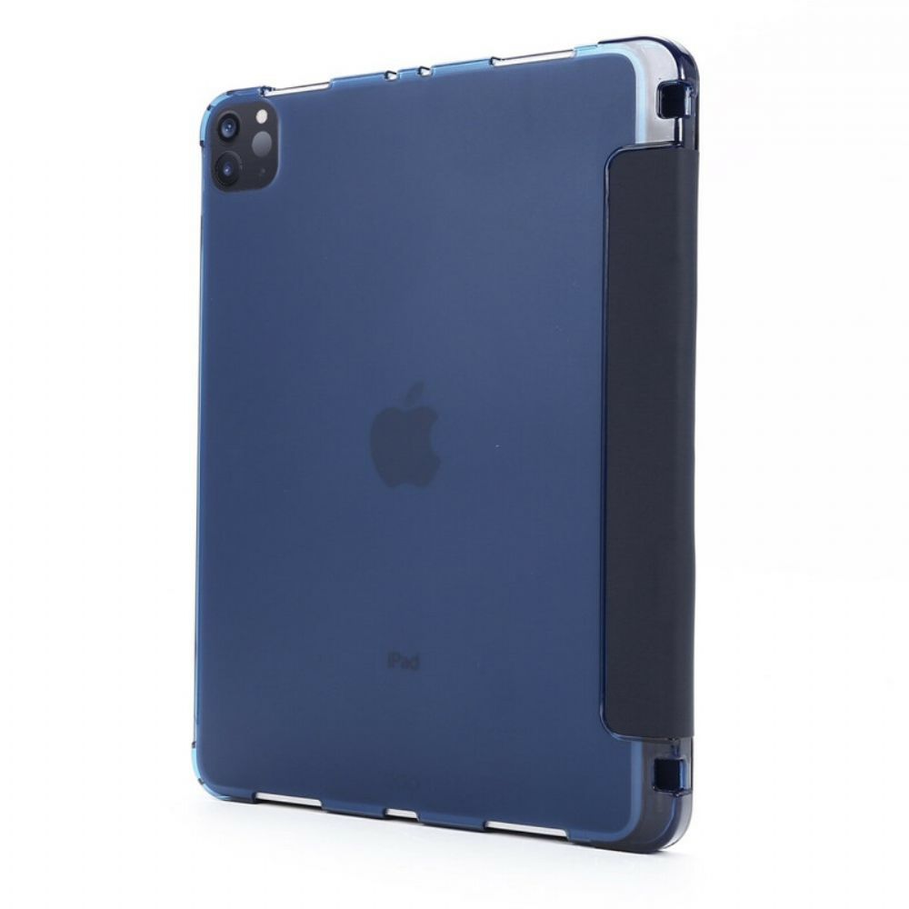 Bescherming Hoesje voor iPad Pro 12.9" (2021) (2020) (2018) Potloodhouder Van Kunstleer