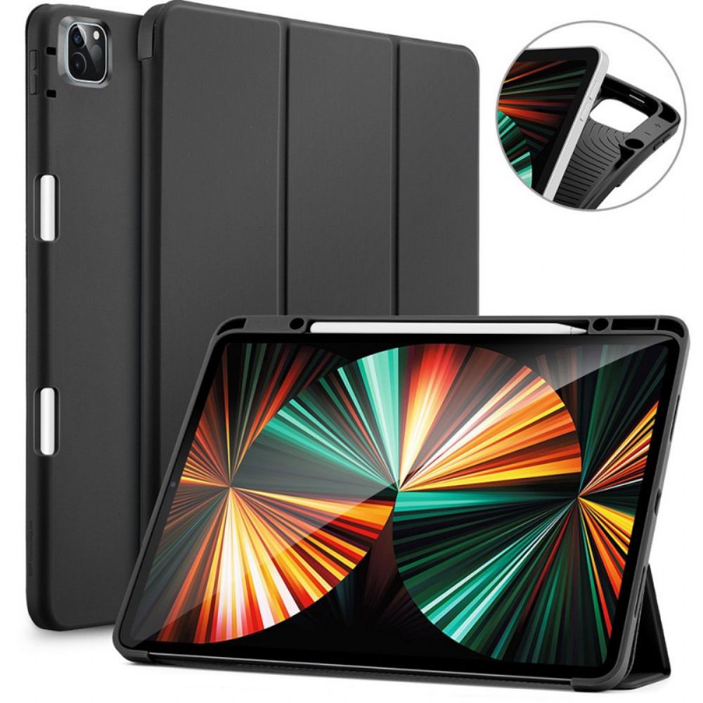 Bescherming Hoesje voor iPad Pro 12.9" (2021) (2020) (2018) Siliconen Esr-stylushouder