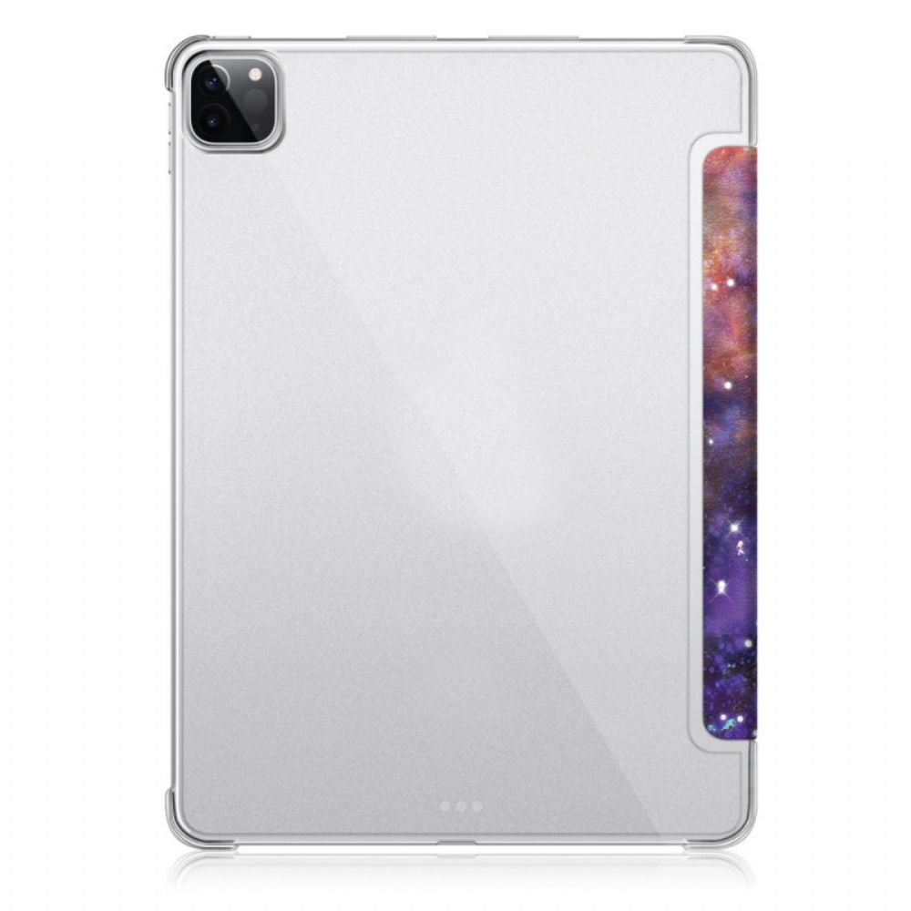 Bescherming Hoesje voor iPad Pro 12.9" (2021) (2020) (2018) Transparant Terug Universum