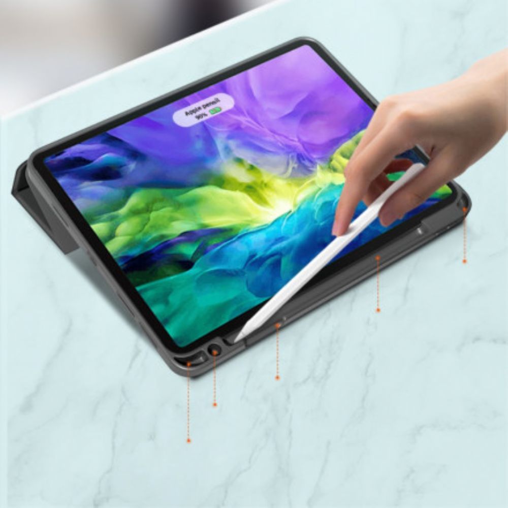 Bescherming Hoesje voor iPad Pro 12.9" (2021) (2020) (2018) Wedstrijd Stof