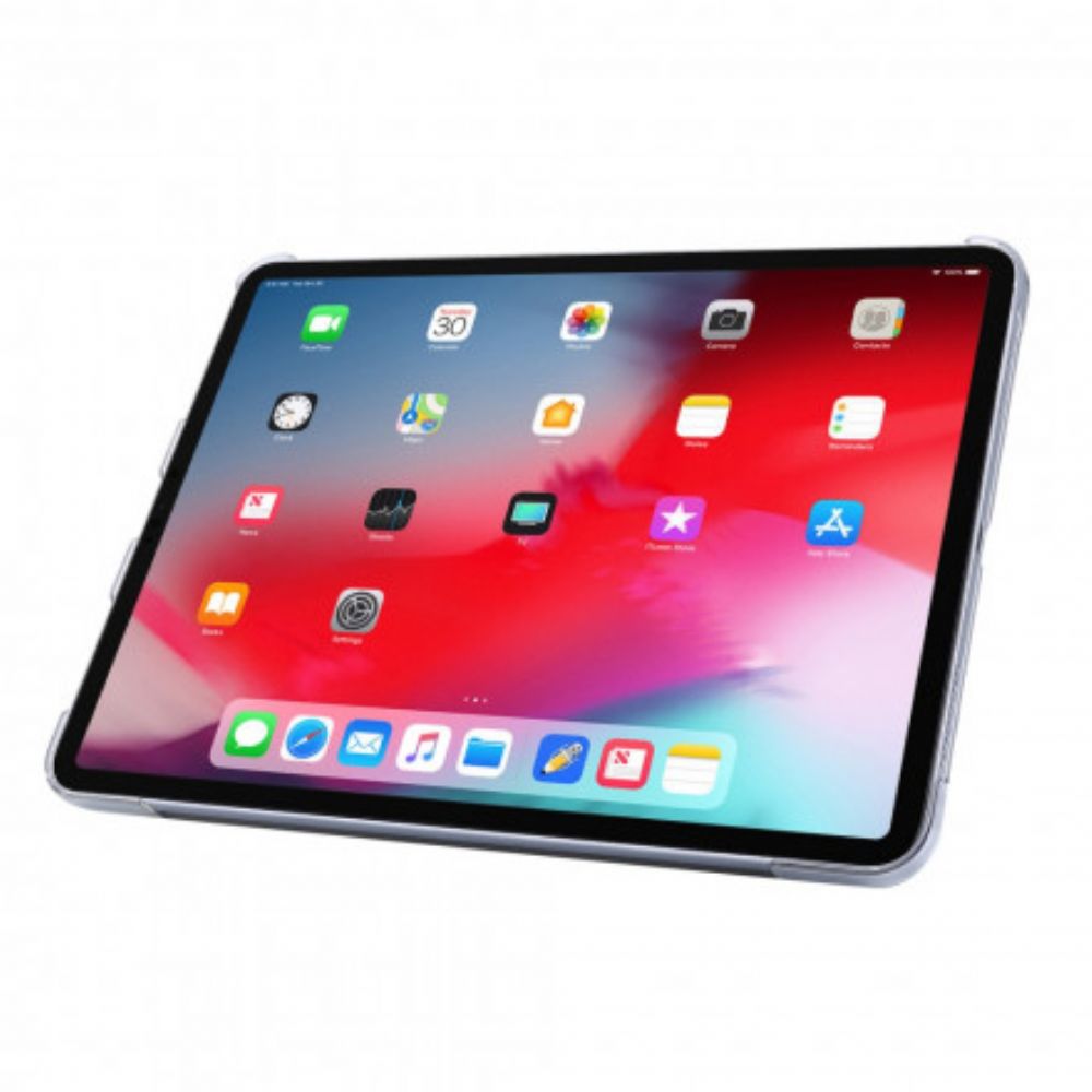 Bescherming Hoesje voor iPad Pro 12.9" (2021) (2020) (2018) Zijde Textuur Kunstleer