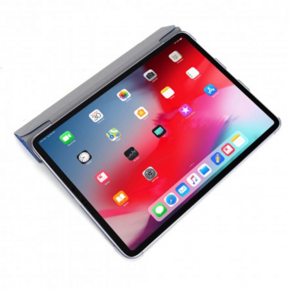 Bescherming Hoesje voor iPad Pro 12.9" (2021) (2020) (2018) Zijde Textuur Kunstleer