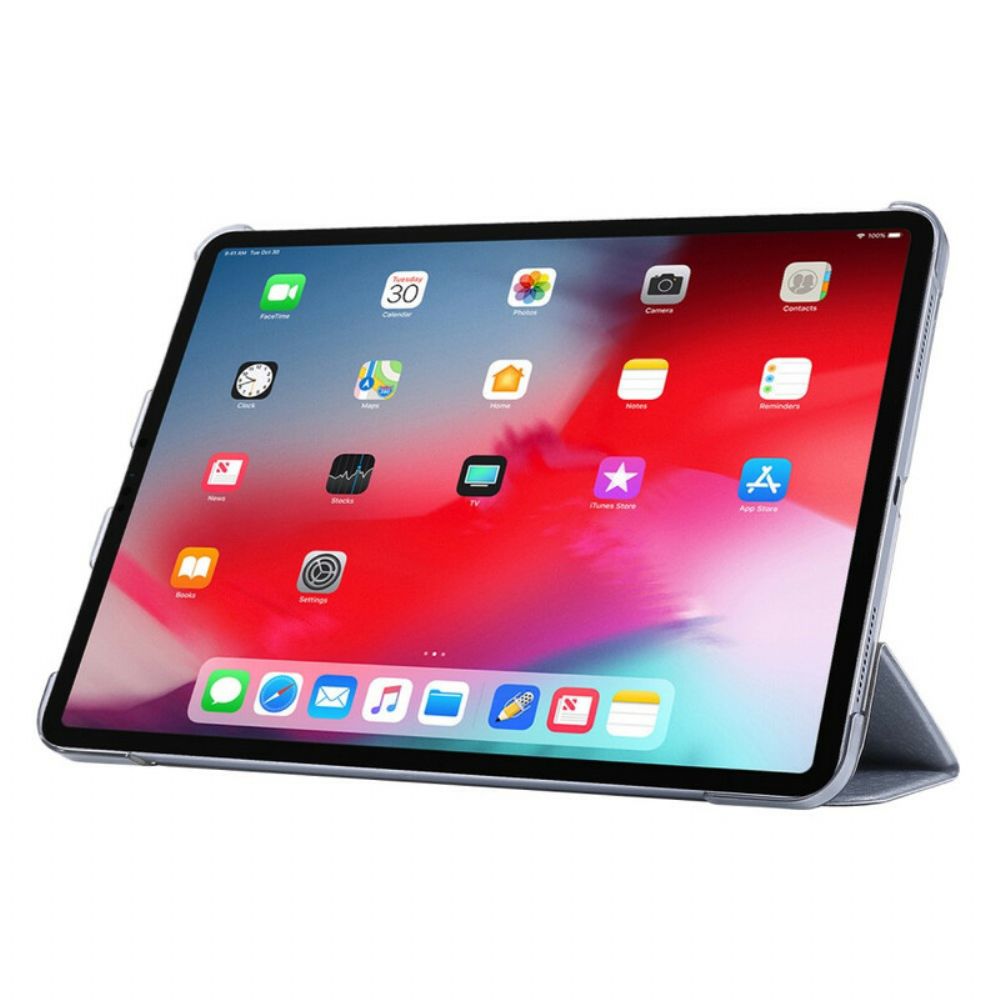 Bescherming Hoesje voor iPad Pro 12.9" (2021) (2020) (2018) Zijde Textuur Kunstleer