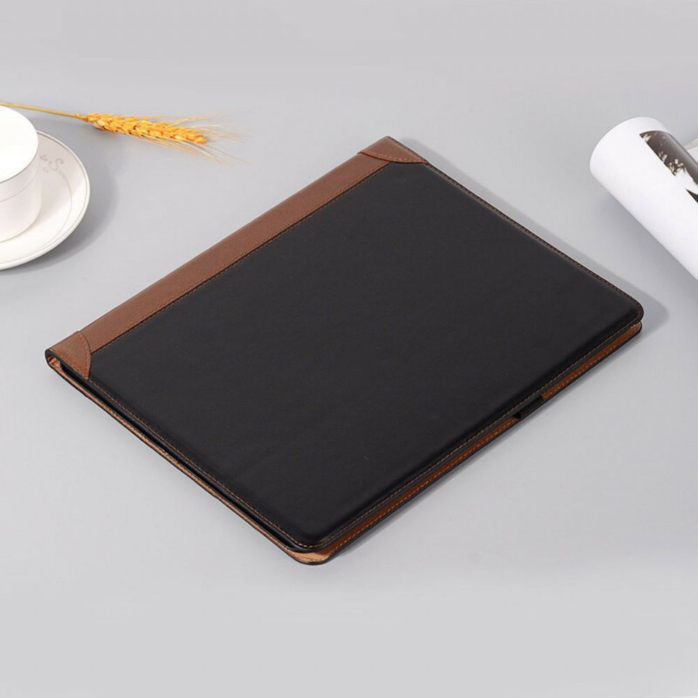 Cover voor iPad Pro 12.9" (2021) (2020) (2018) Mat Leer