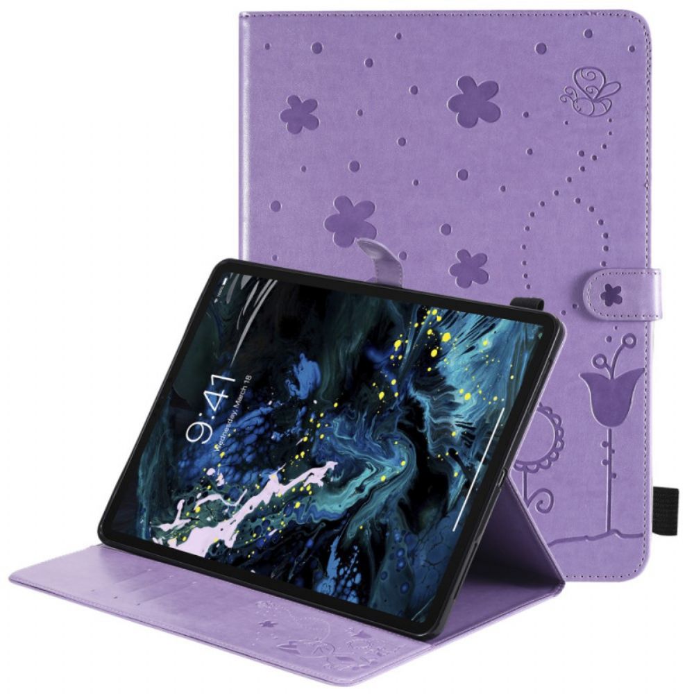 Folio-hoesje voor iPad Pro 12.9" (2021) (2020) (2018) Kat En Bijen