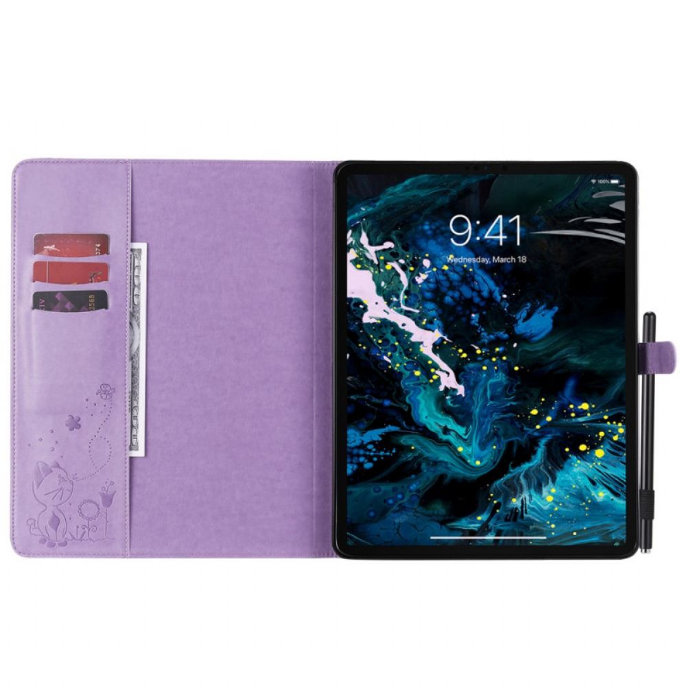 Folio-hoesje voor iPad Pro 12.9" (2021) (2020) (2018) Kat En Bijen