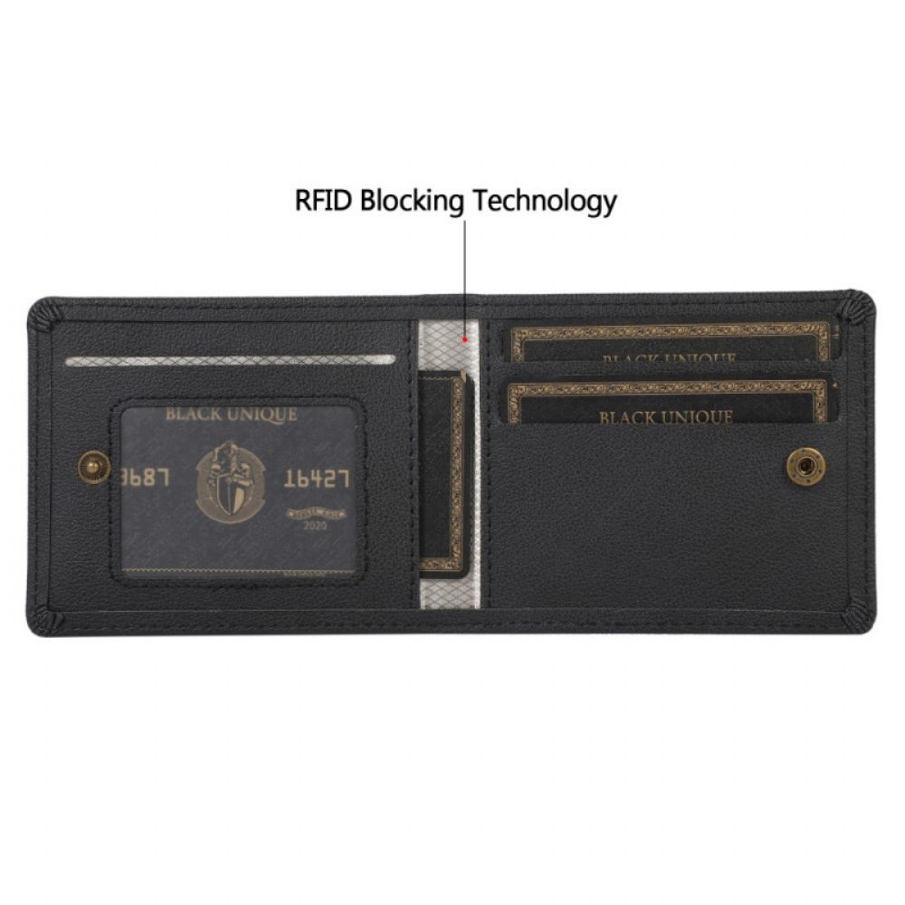 Folio-hoesje voor iPad Pro 12.9" (2021) (2020) (2018) Rfid-schouderband Met Leereffect