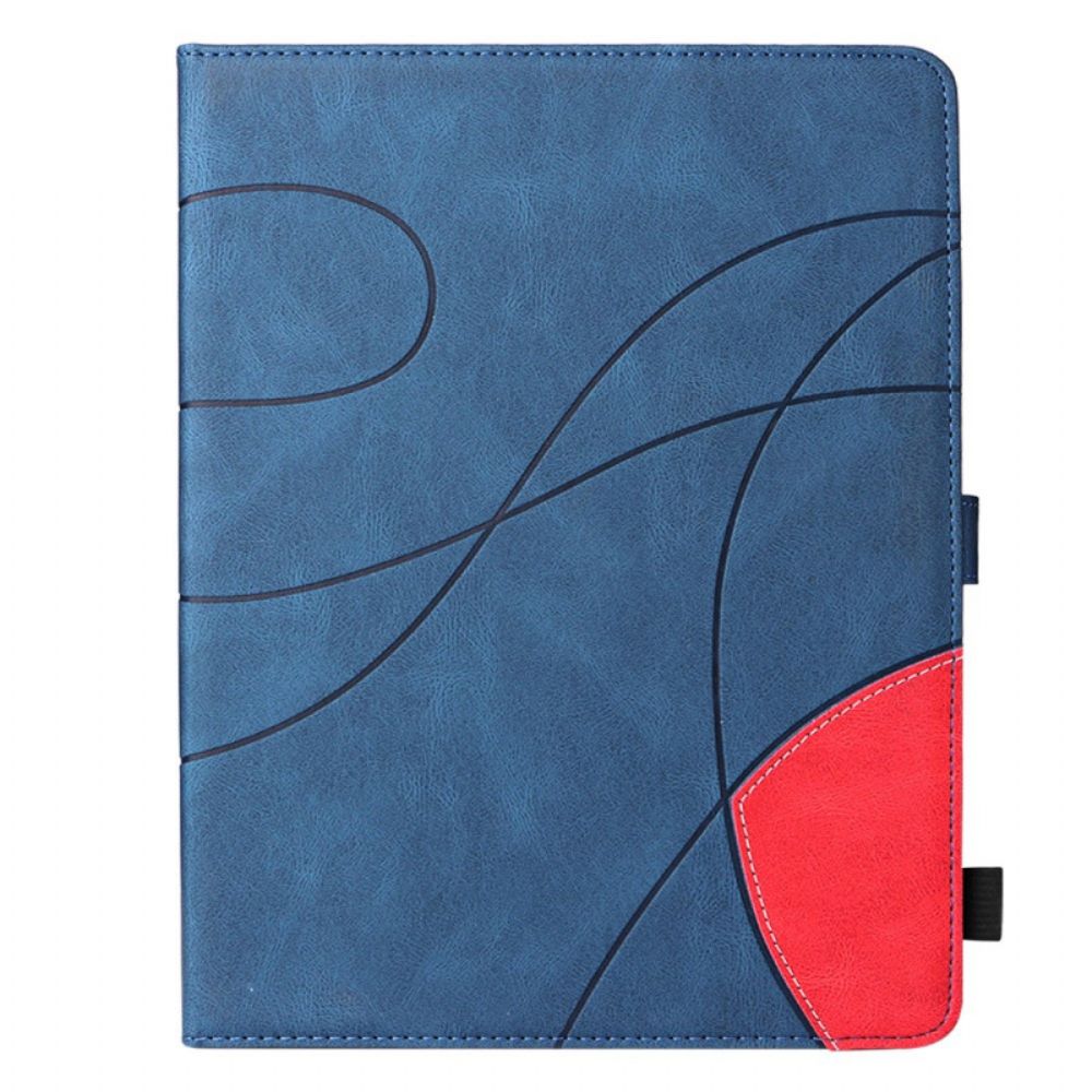 Folio-hoesje voor iPad Pro 12.9" (2021) (2020) (2018) Tweekleurig Ontwerp