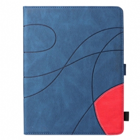 Folio-hoesje voor iPad Pro 12.9" (2021) (2020) (2018) Tweekleurig Ontwerp