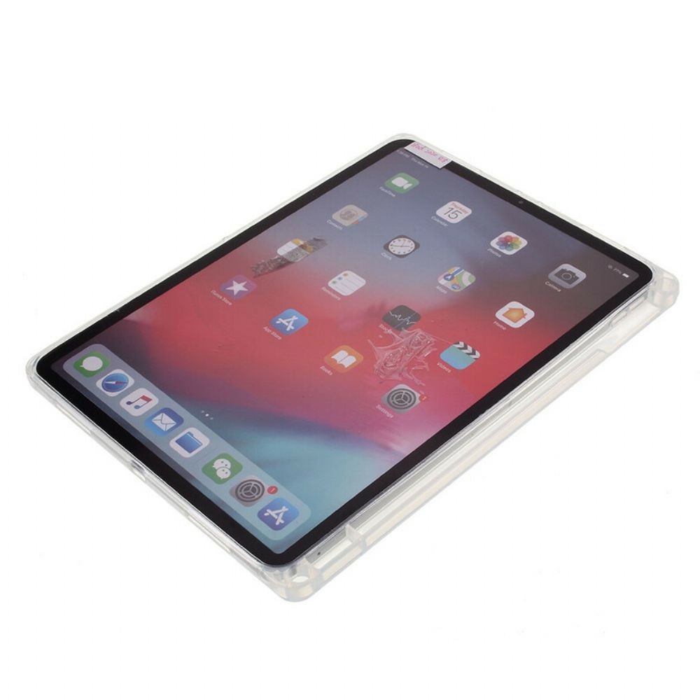 Hoesje voor iPad Pro 12.9" (2021) (2020) (2018) Transparante Potloodhouder