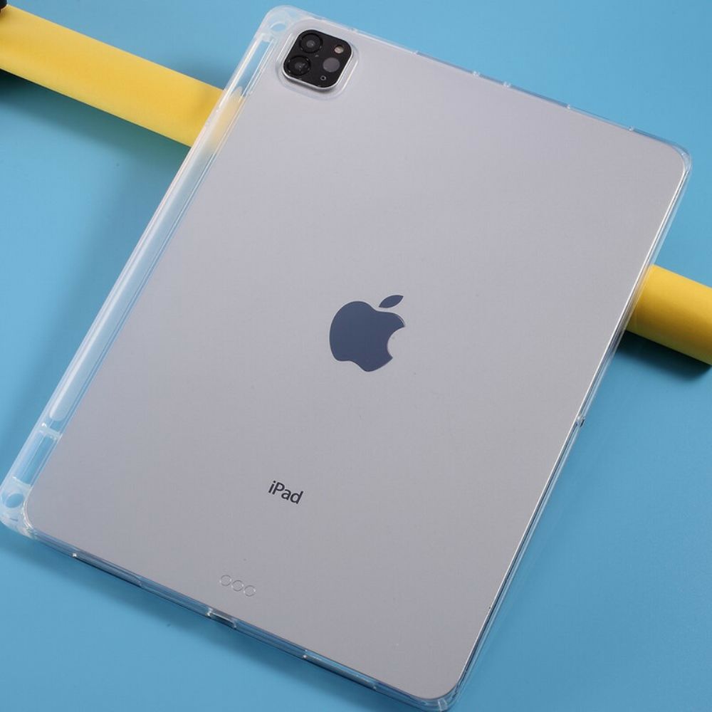 Hoesje voor iPad Pro 12.9" (2021) (2020) (2018) Transparante Potloodhouder