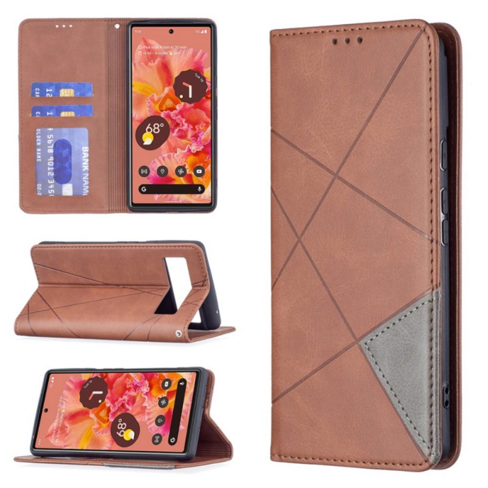 Bescherming Hoesje voor Google Pixel 6 Folio-hoesje Artiestenstijl