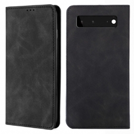 Bescherming Hoesje voor Google Pixel 6 Folio-hoesje Skin-touch