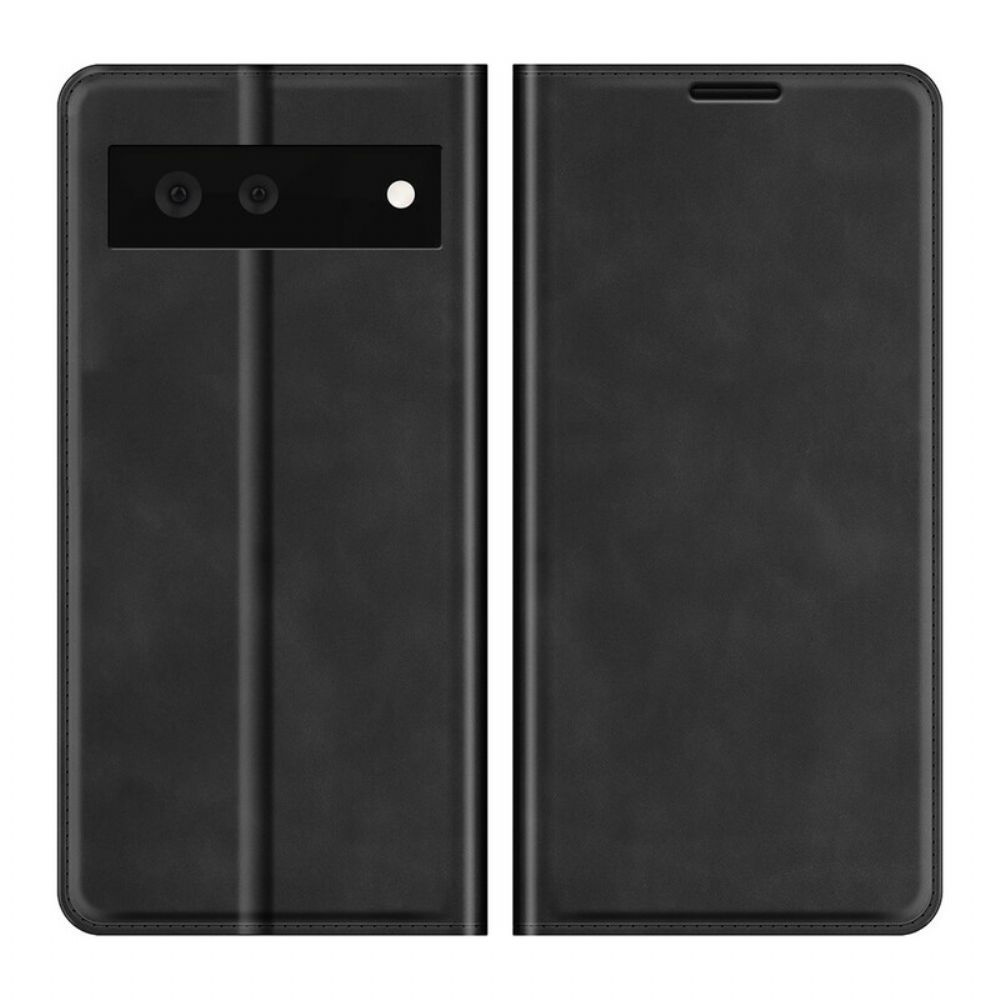 Bescherming Hoesje voor Google Pixel 6 Folio-hoesje Skin-touch