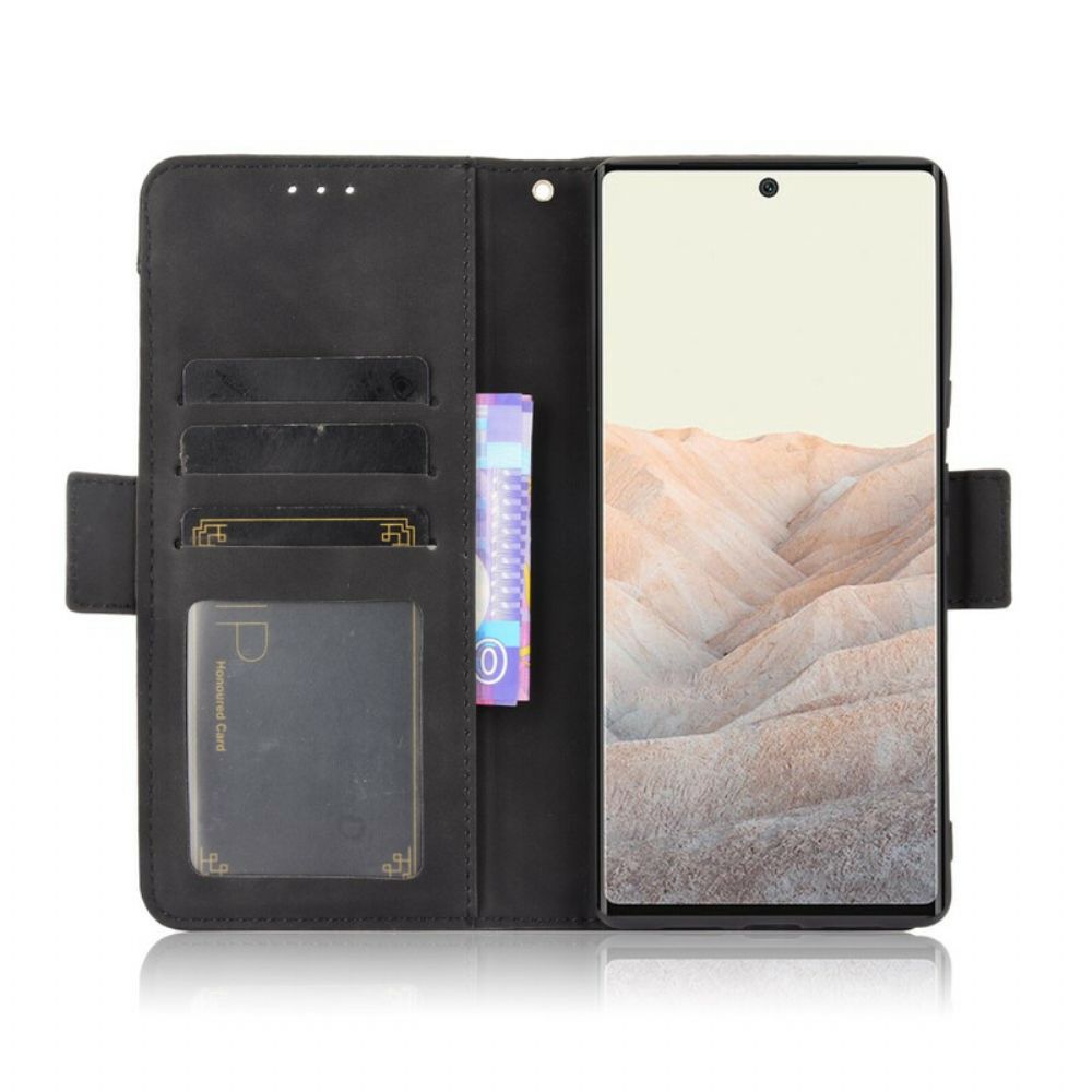 Flip Case voor Google Pixel 6 Eerste Klas Multi-kaart