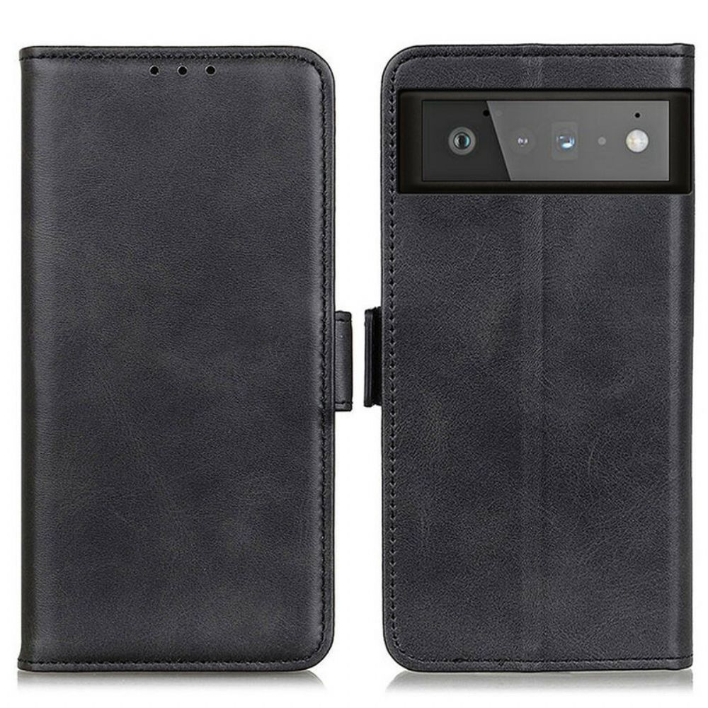 Flip Case voor Google Pixel 6 Folio-hoesje Dubbele Klep