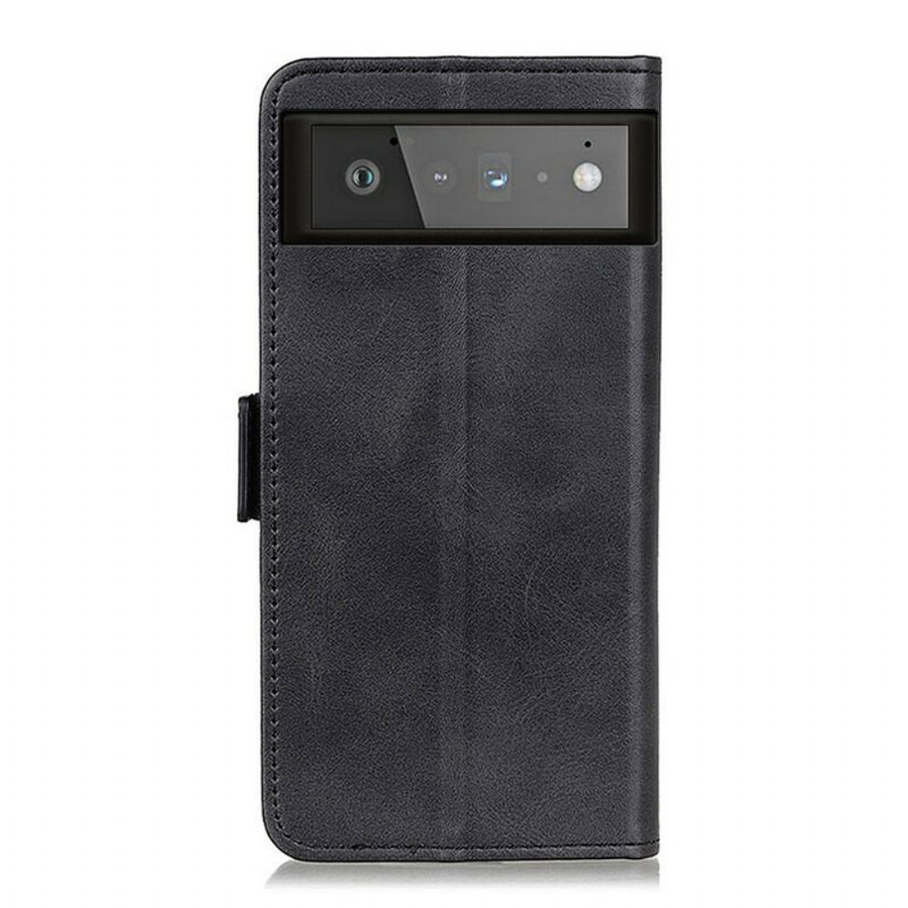 Flip Case voor Google Pixel 6 Folio-hoesje Dubbele Klep