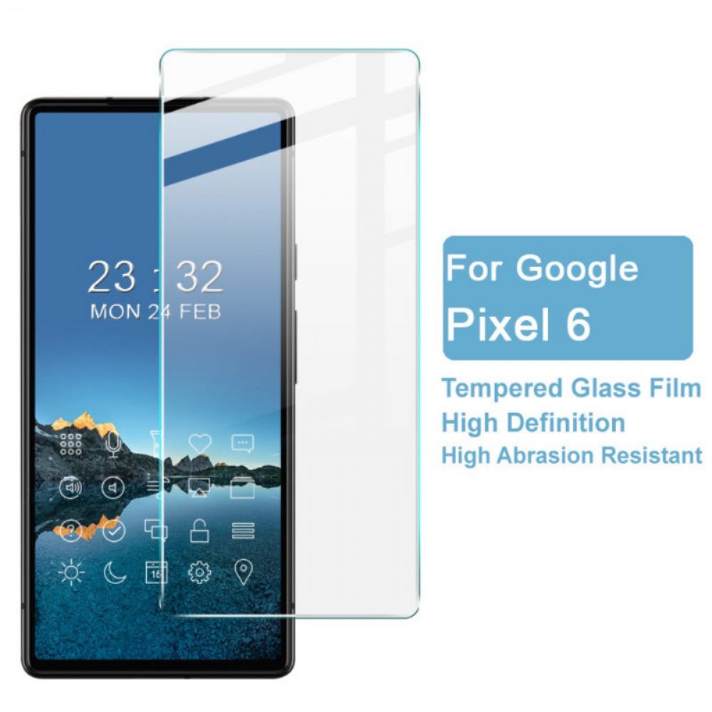 Imak-Bescherming Van Gehard Glas Voor Google Pixel 6-Scherm