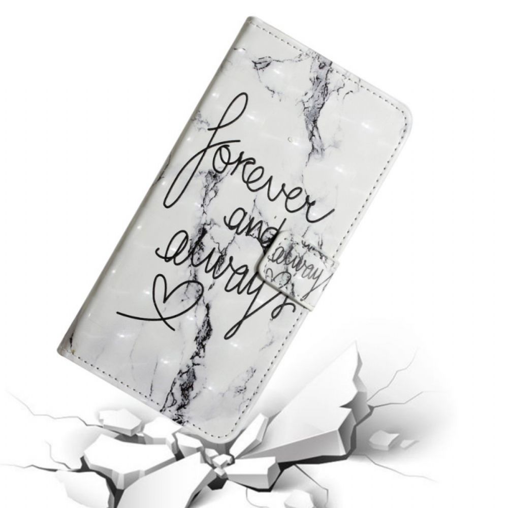 Leren Hoesje voor Google Pixel 6 Marmer Forever & Always