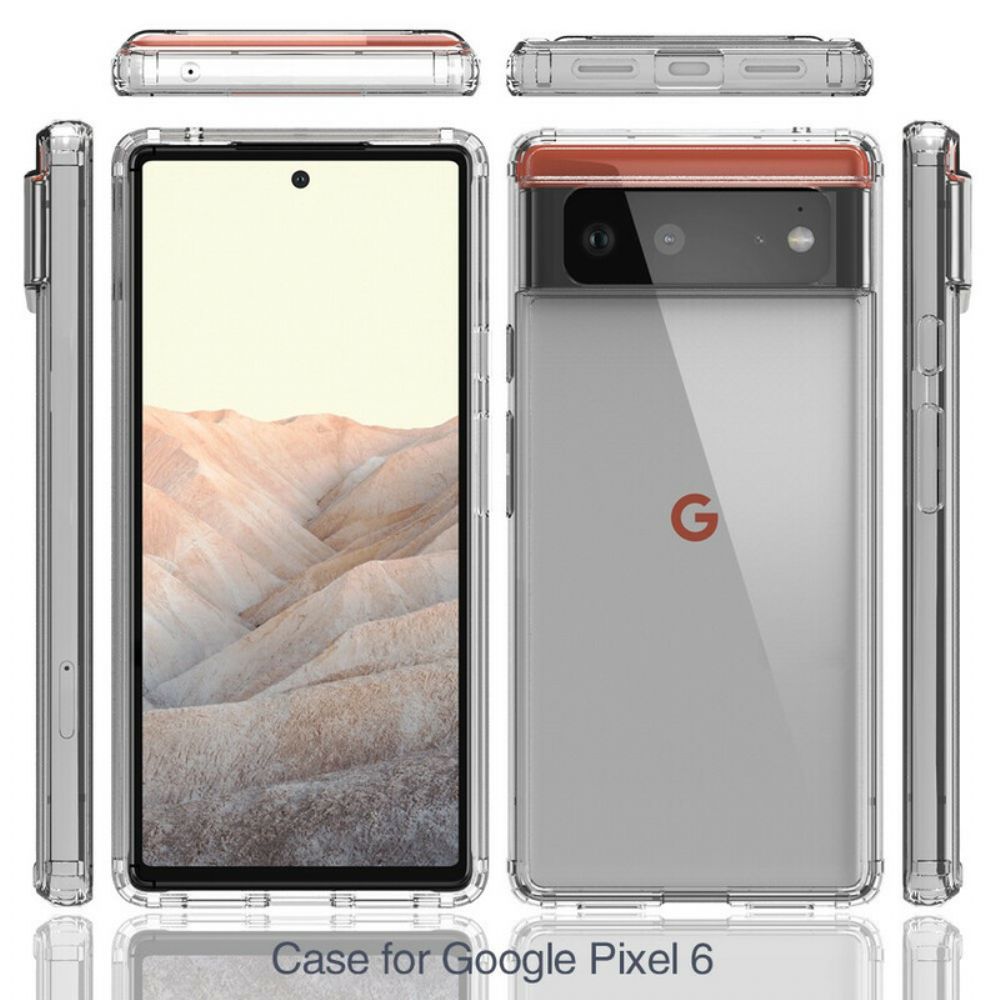 Telefoonhoesje voor Google Pixel 6 Transparant