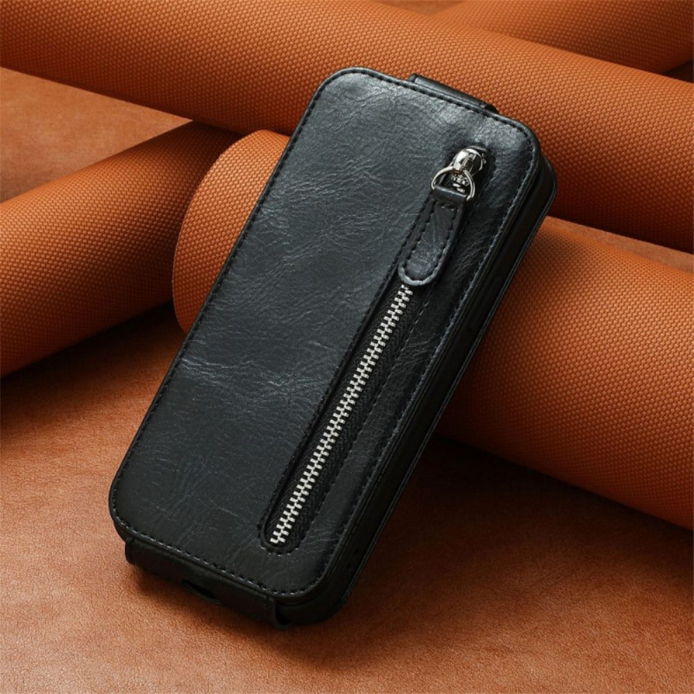 Flip Case Leren Sony Xperia 10 Vi Portemonnee Met Verticale Klep