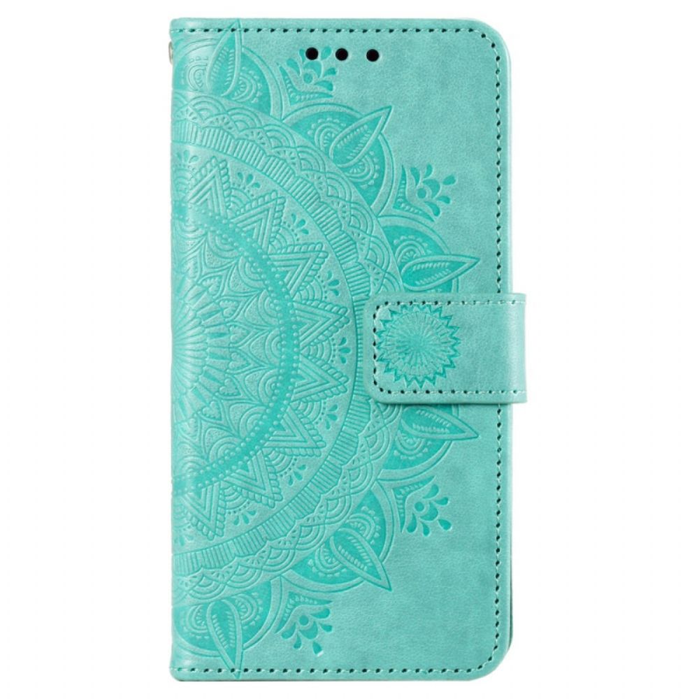 Folio-hoesje Sony Xperia 10 Vi Telefoonhoesje Mandala-bandpatroon