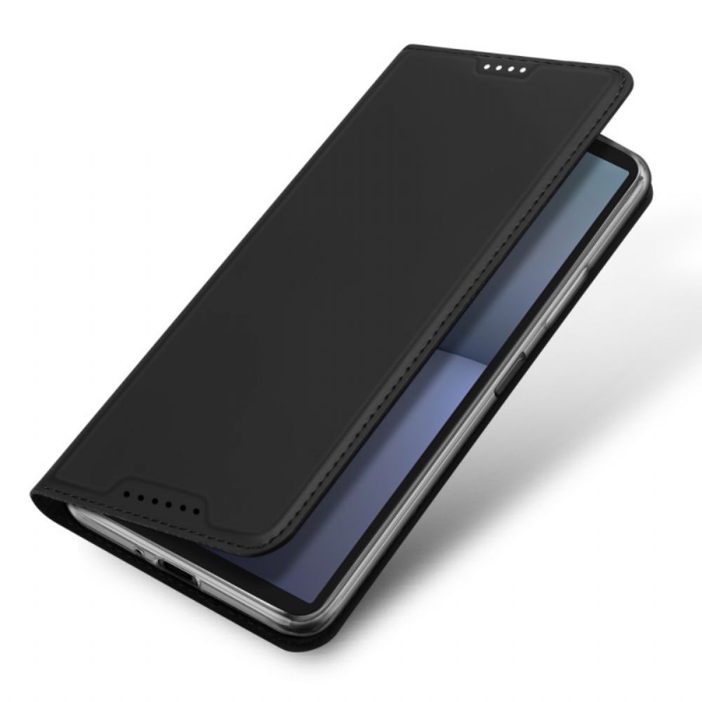 Folio-hoesje Voor Sony Xperia 10 Vi Skin Pro-serie Dux Ducis