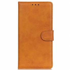 Leren Hoesje Voor Sony Xperia 10 Vi Mat Kunstleer