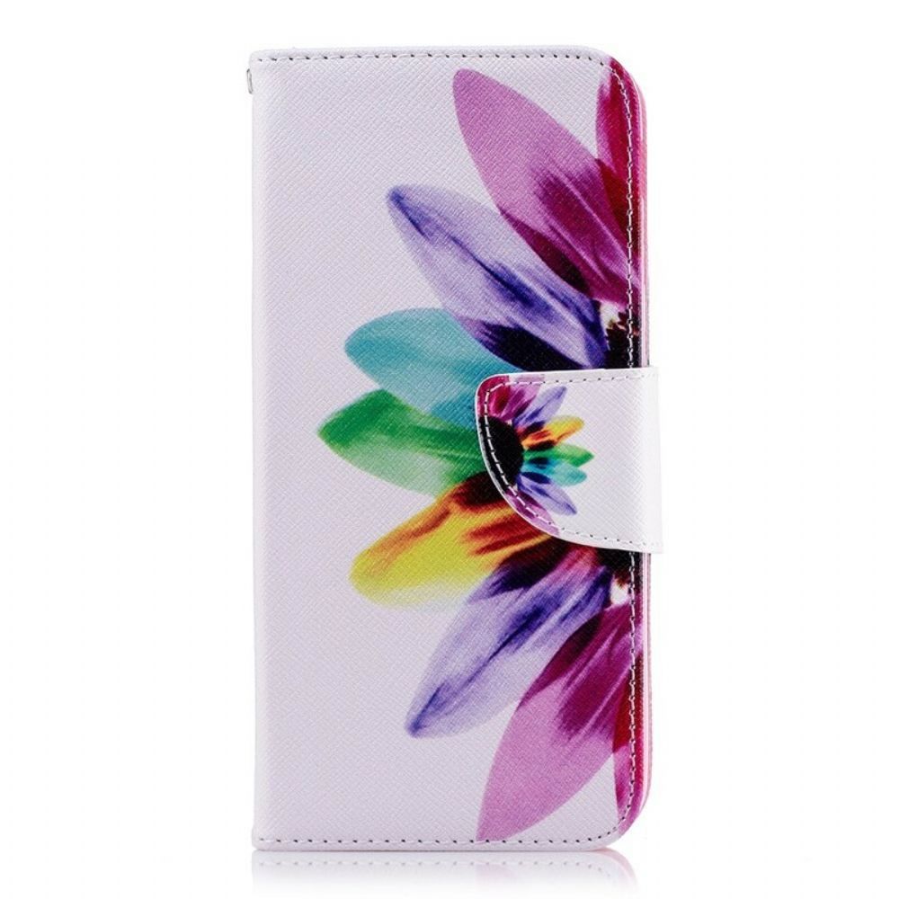 Folio-hoesje voor Samsung Galaxy J6 Aquarel Bloem