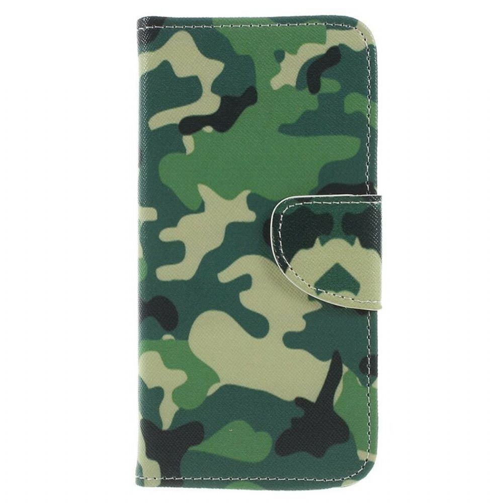 Folio-hoesje voor Samsung Galaxy J6 Militaire Camouflage