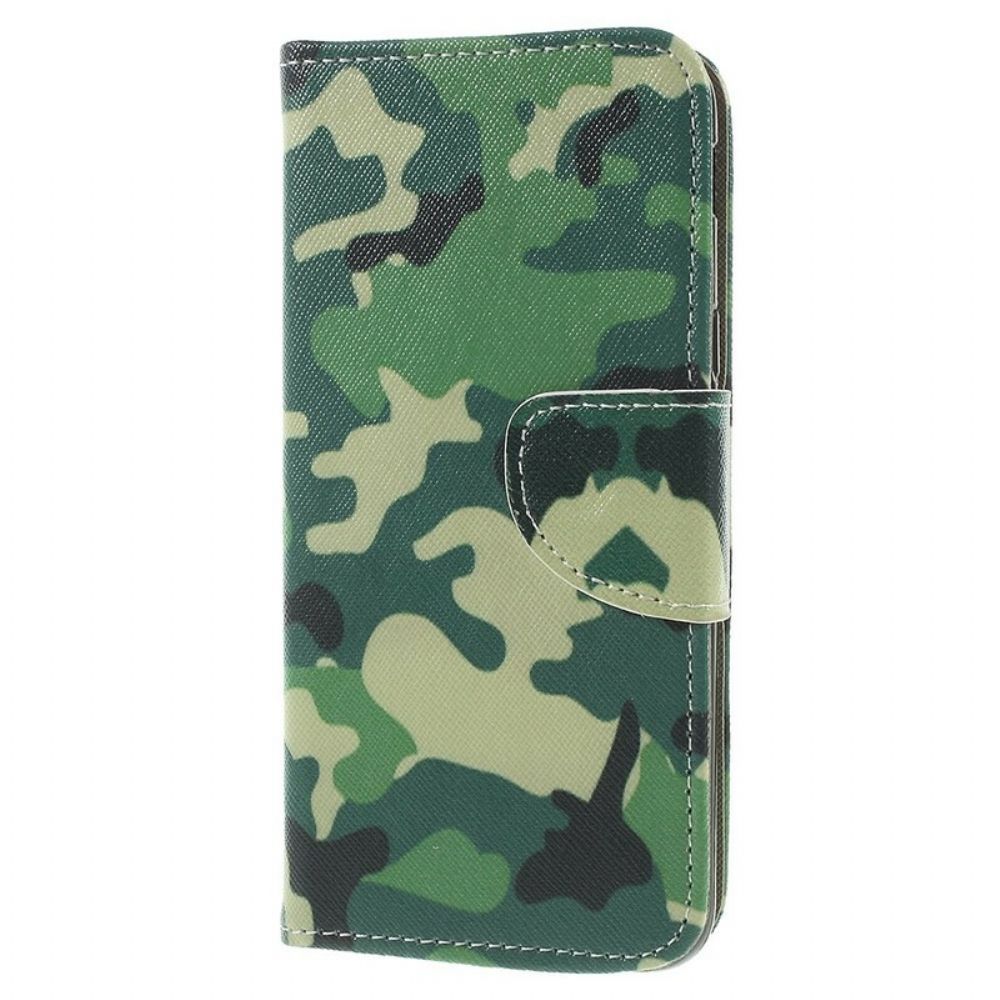 Folio-hoesje voor Samsung Galaxy J6 Militaire Camouflage