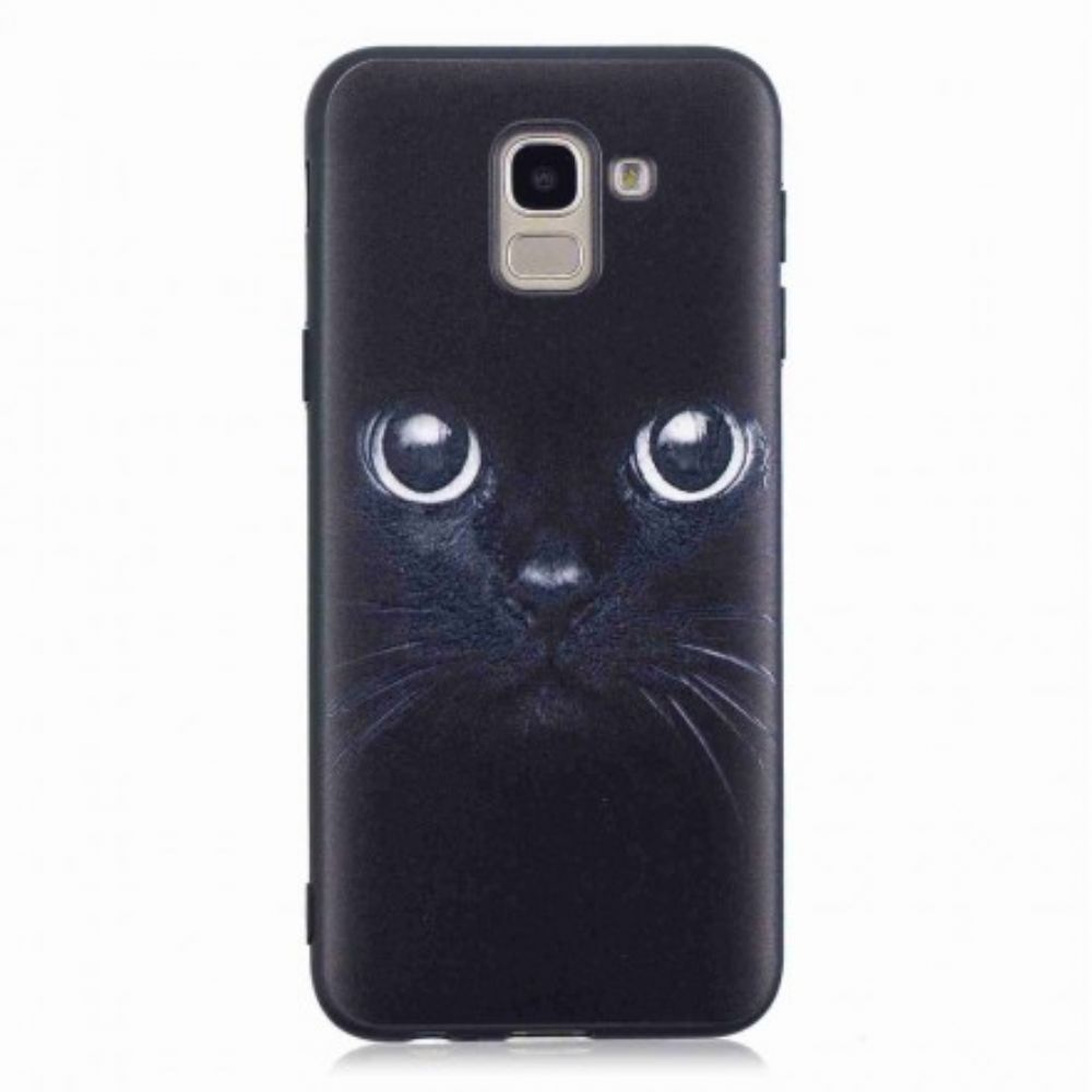 Hoesje voor Samsung Galaxy J6 Kattenogen